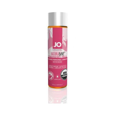 Jo Usda Organic Strawberry Lubricant water based 4 Fl Oz 120 Ml