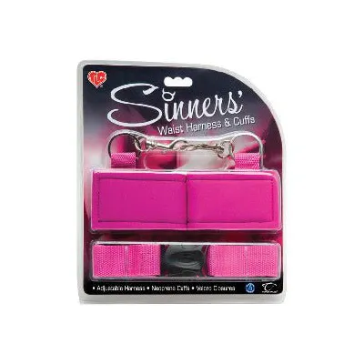 Sinners Waist Harness And Cuffs