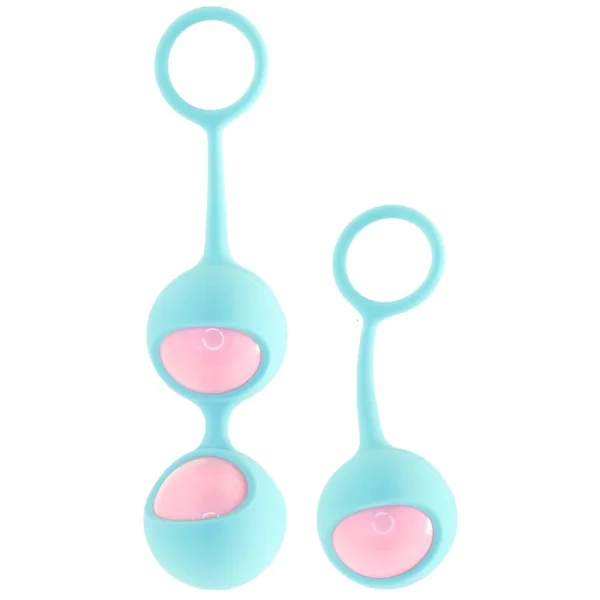 Adam & Eve Eve's Kegel Training Set - Pink/Teal