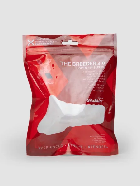 Perfect Fit 4 Inch Open Ended Penis Sleeve With Ball Loop