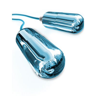 Classix Dual Vibrating Ball Teaser Blue Clear