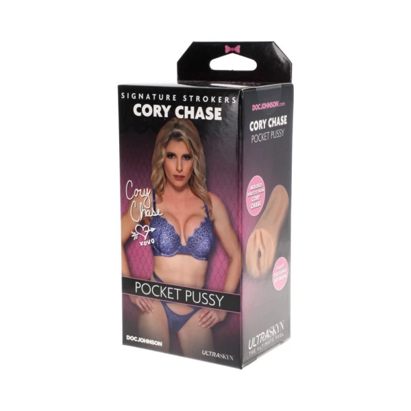 Signature Strokers - Cory Chase Ultraskyn Pocket Pussy Vanilla — image 12 of 13