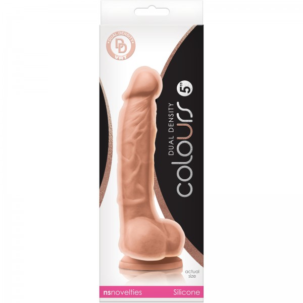 5" Dual Density Cock + Balls