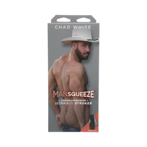 Man Squeeze - Chad White - Ultraskyn Stroker - Ass Vanilla — image 18 of 19