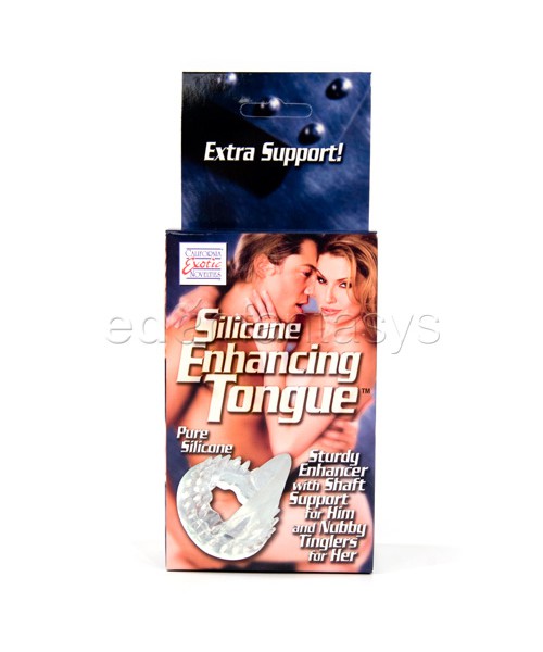 Silicone enhancing tongue