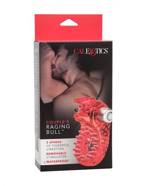 Couple's Raging Bull Cock Ring - Red