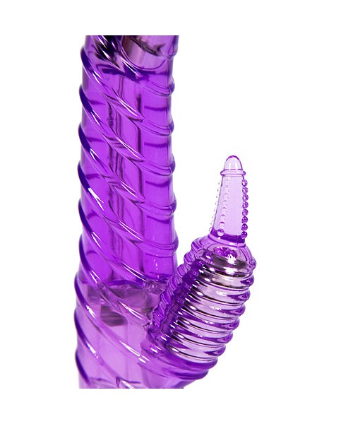 Crystal laced G dual waterproof vibrator