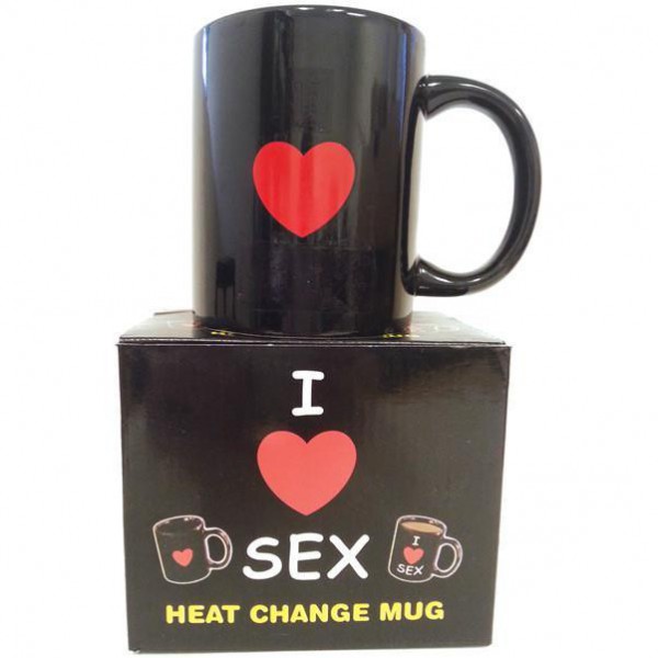 I Love Sex Heat Changing Heart Mug