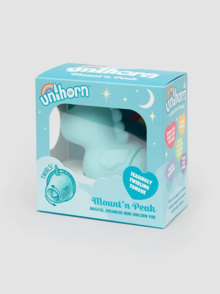 Unihorn Mount'n Peak Licking Clitoral Vibrator
