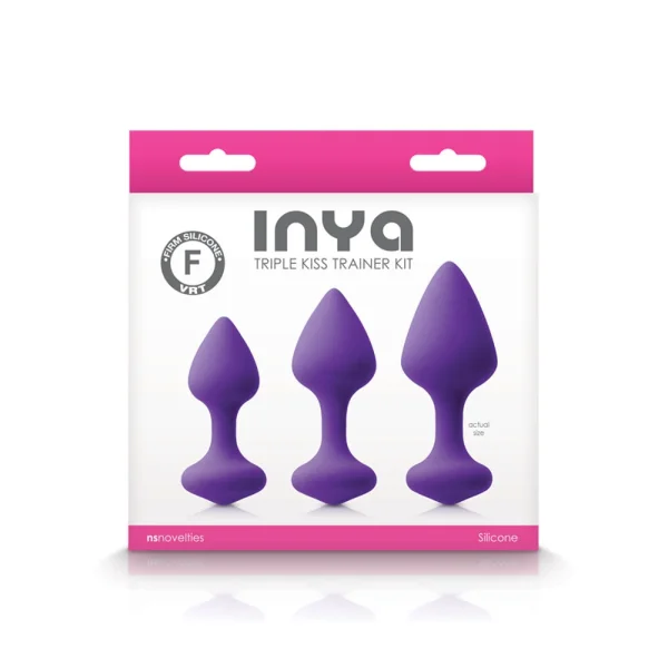 NS Novelties Inya Triple Kiss Trainer Kit Set of 3 Butt Plugs