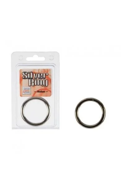 Silver Cock Ring - Medium — image 5 of 6