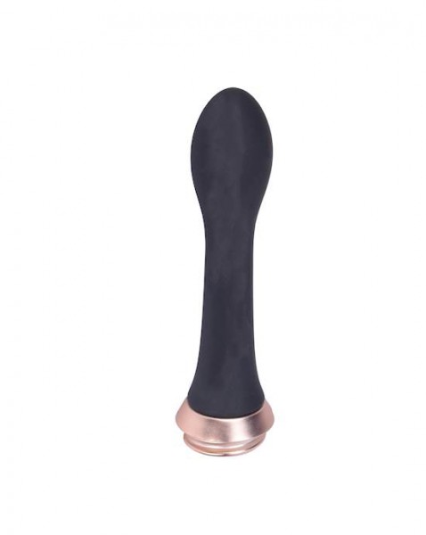 Vibrator With Interchangeable Heads  - Black