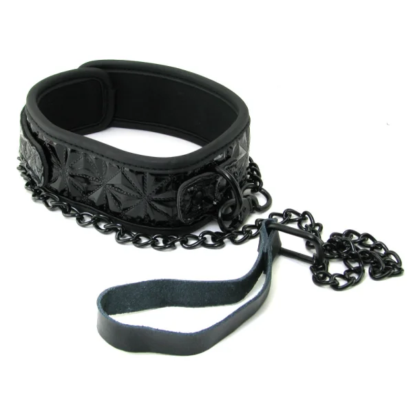 Sinful Black Collar & Leash