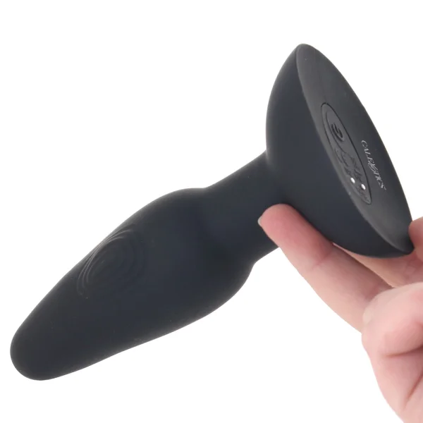 Bionic Dual Pulsating Probe Rechargeable Silicone Anal Stimulator By CalExotics - Black