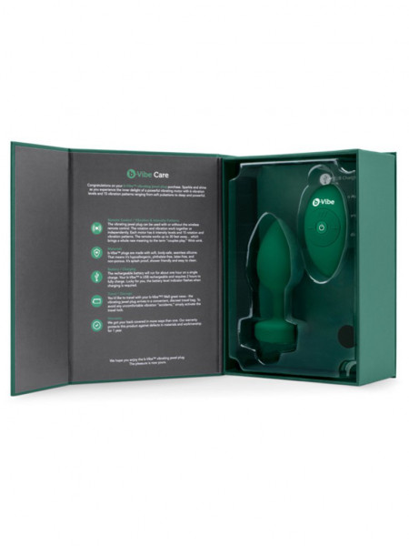 B-Vibe Vibrating Jewels Remote Control Plug M/L - various colours