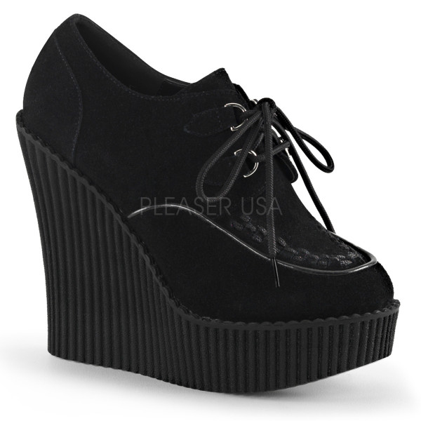 5 1/4 inches Wedge PF D-Ring Lace-Up Front Vegan Creeper — image 5 of 8