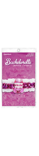 Bachelorette Party Favours Willy Shot Glass Garter
