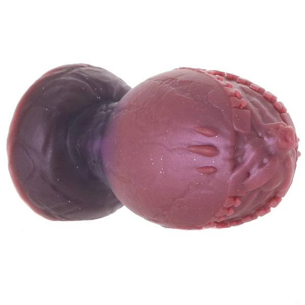Dragon Hatch Silicone Egg 7" Butt Plug With Suction Cup By Creature Cocks - XL