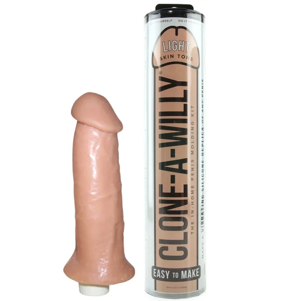Clone-A-Willy Make Your Own Vibrating Silicone Dildo - Light Skin Tone
