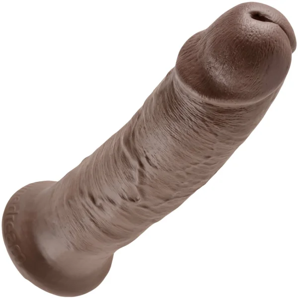 King Cock 10" Suction Cup Dildo - Chocolate