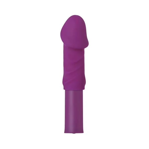 A&e Eve's Satin Slim Vibe Rechargeable Usb Cord Included Silicone Sleeve 10 Vibe Functions Waterproo — image 8 of 9