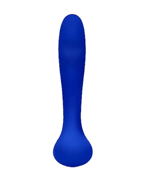G-spot And Prostate Vibrator - Finesse  - Blue - 6.8 Inch