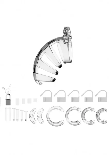 Model 02 - Chastity - 3.5" - Cock Cage - Transparent — image 8 of 9