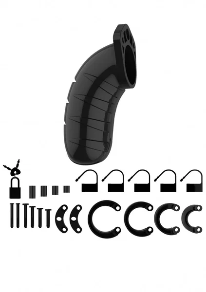 Model 04 - Chastity - 4.5" - Cock Cage - Black — image 10 of 11