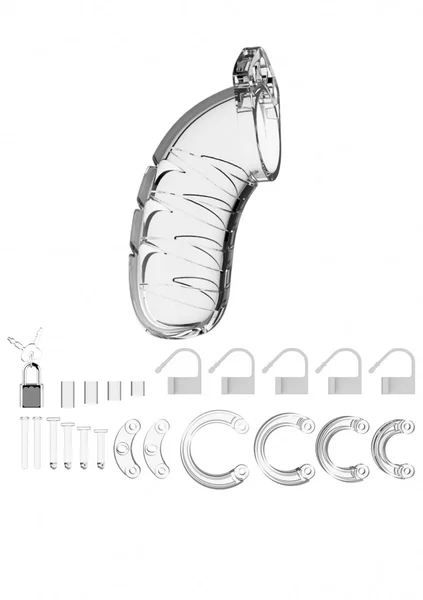 Model 04 - Chastity - 4.5" - Cock Cage - Transparent — image 8 of 9