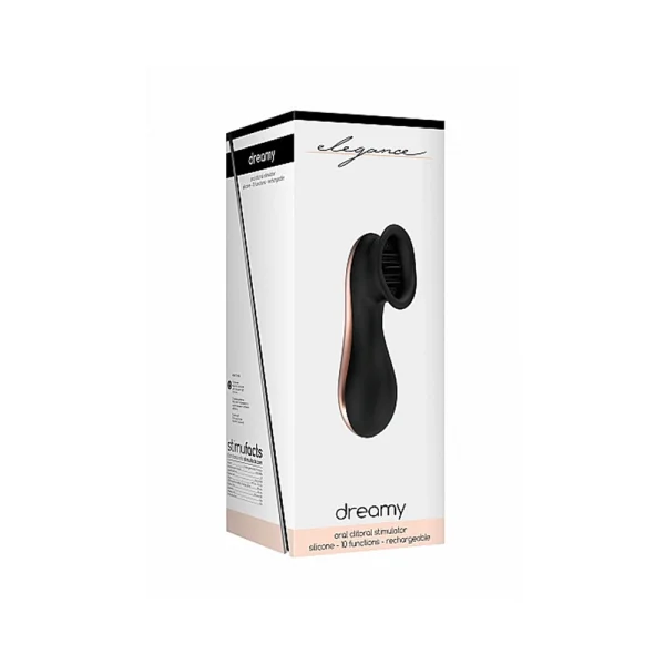Elegance Dreamy Oral Clitoral Stimulator - Black