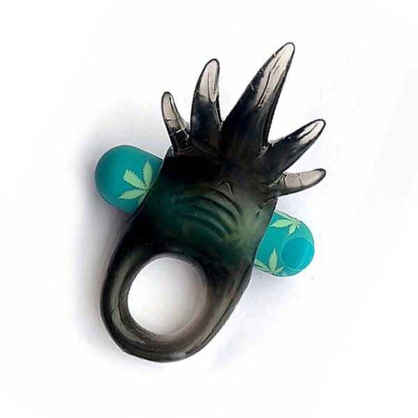 Ziggy 10 Function Rechargeable Weed Leaf Vibrating Cock Ring
