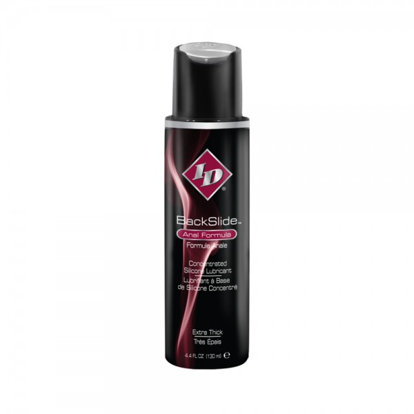 Id Backslide Silicone Anal Lubricant 4.4oz Flip Cap Bottle