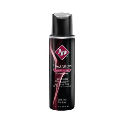 Id Backslide Silicone Anal Lubricant 4 4oz Flip Cap Bottle