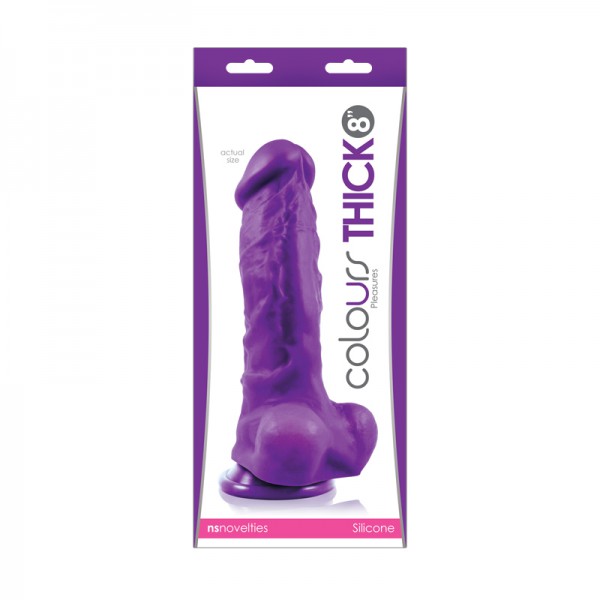 8" Thick Cock + Balls