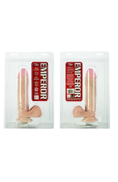 The Emperor Dildo Lifelike 8 inches Beige