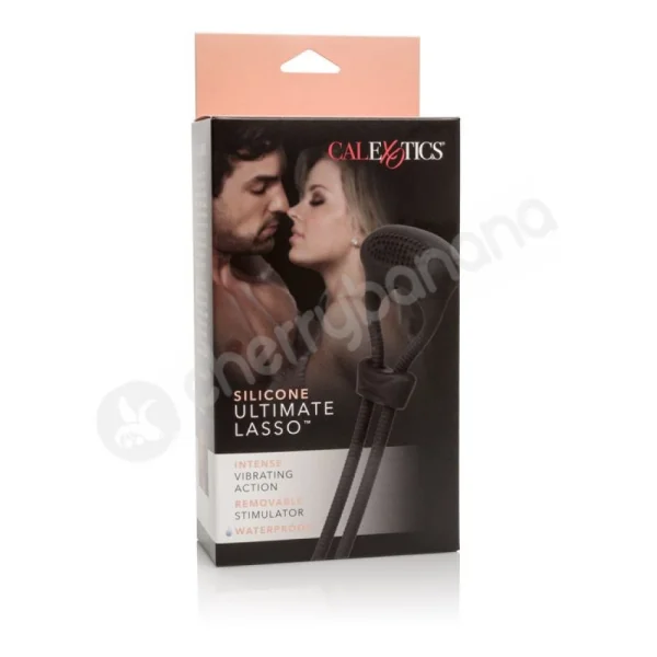 Black Silicone Ultimate Lasso Cock Ring