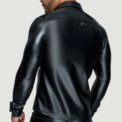 Noir Long Sleeve Button Shirt