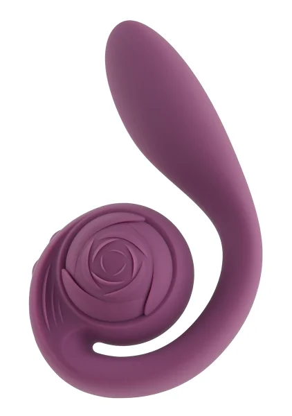 Gender X Poseable You Rechargeable Waterproof Silicone Dual Stimulation Vibrator - Purple