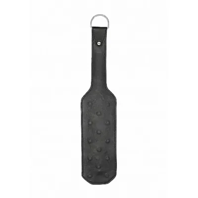 Leather Vampire Paddle Black Black 16 Inch