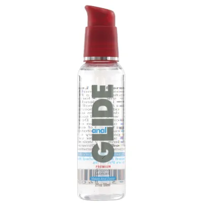 Anal Glide Silicone Lubricant 2 oz Pump Bottle