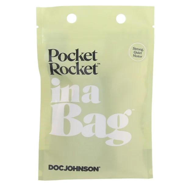 In A Bag Pocket Rocket Vibrator By Doc Johnson - Black
