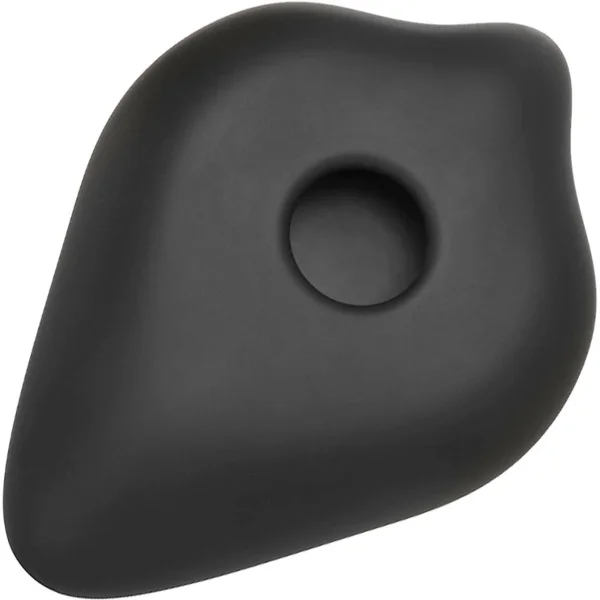 Bumpher Soft Silicone Dildo Base for Harness Play - Black