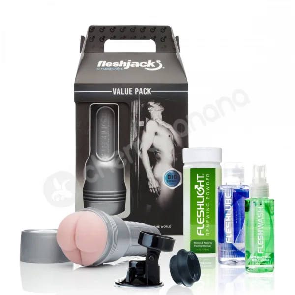 Fleshjack Endurance Jack Ass Stamina Training Unit Masturbator Value Pack