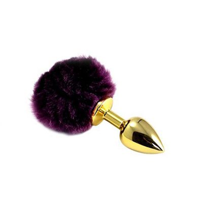 Metal Purple Butt Plug V