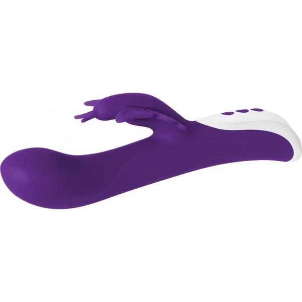 Twirly Butterfly Rabbit Vibrator Purple — image 4 of 6