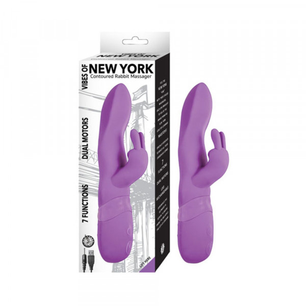 Vibes Of New York Contoured Rabbit Massager