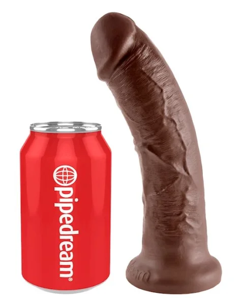 King Cock 8 Inch - Brown - 8 Inch