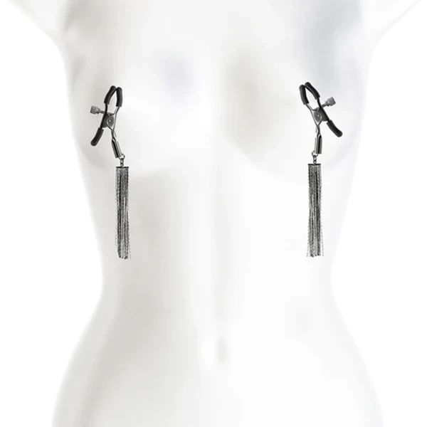 Bound D2 Adjustable Nipple Clamps with Tassels
