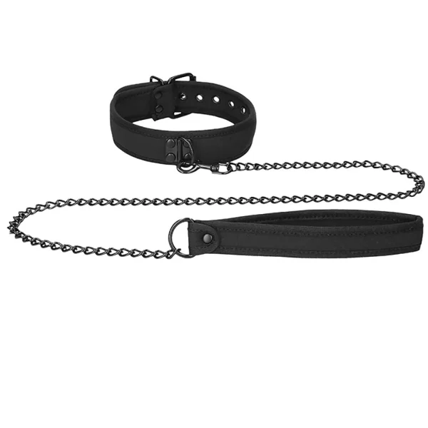 Ouch! Puppy Play Neoprene Collar With Leash