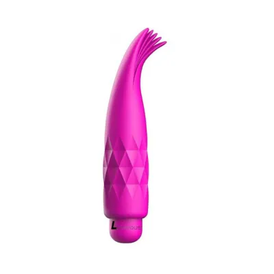 Bullets Discreet Luminous Zoe Abs Bullet With Silicone Sleeve 10 Speeds Fuchsia